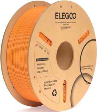 Филамент Elegoo PLA+ (1.75 мм, 1 кг, оранжевый)
