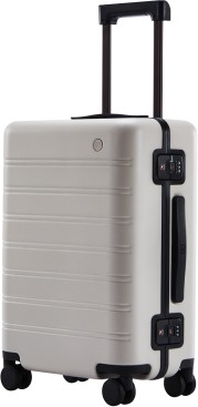 Чемодан-спиннер Ninetygo Manhattan Frame Luggage 24" (коричневый)