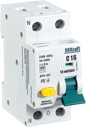 Дифференциальный автомат DEKraft 16225DEK