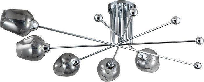 Люстра средней высоты Escada Universe 695/5P E14*40W Chrome