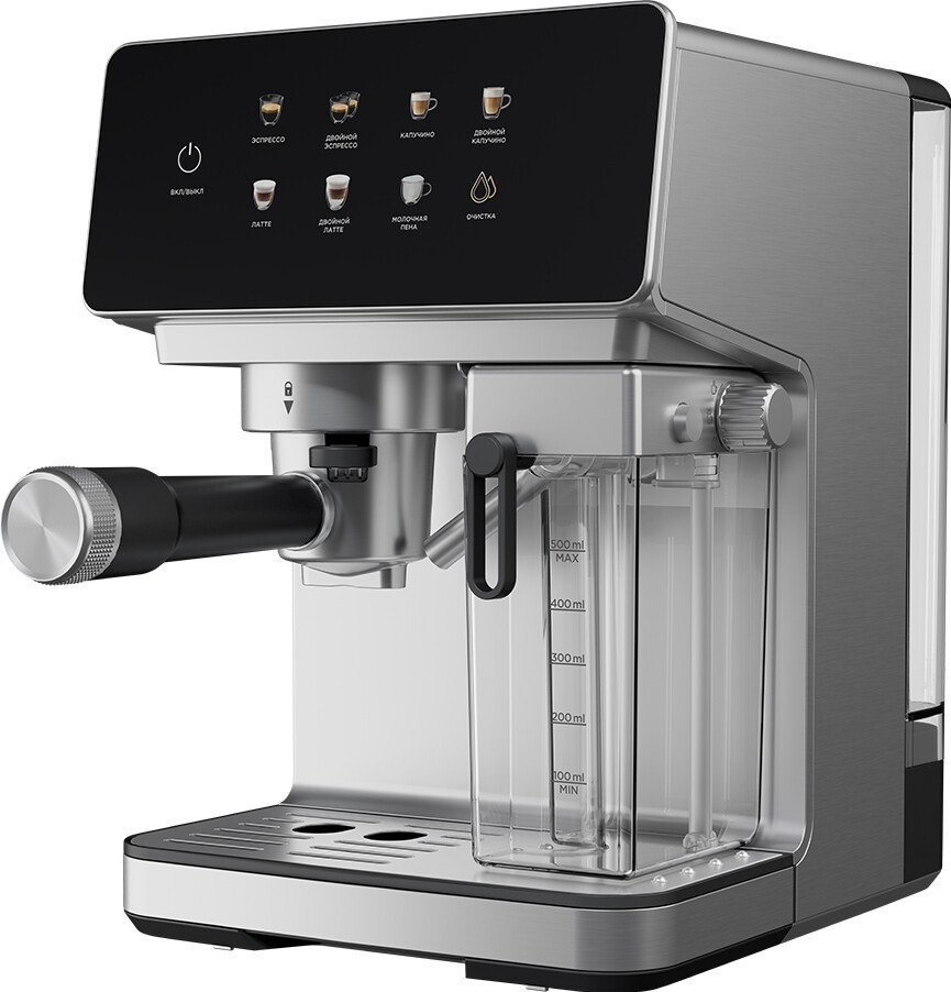 Рожковая кофеварка Weissgauff WCM-355 DBx Automatic Cappuccino ColorTouch