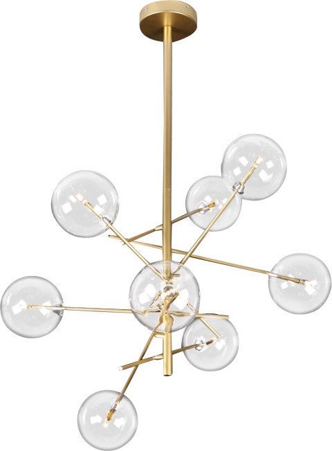 Подвесная люстра DeLight Collection Globe Mobile 9307P-8A (gold)