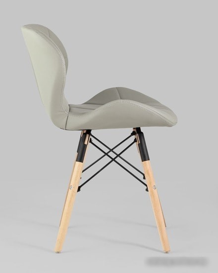 Стул Stool Group Бон экокожа (серый)