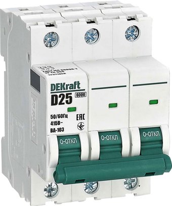 Выключатель автоматический DEKraft 12371DEK