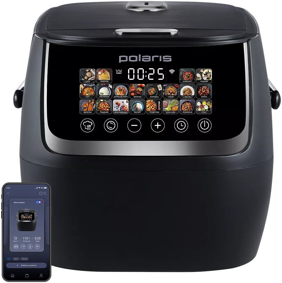 Мультиварка Polaris PMC 0515 Wi-Fi IQ Home (черный)