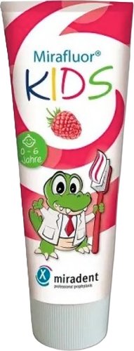 Зубная паста Miradent Mirafluor Kids со вкусом малины (75 мл)