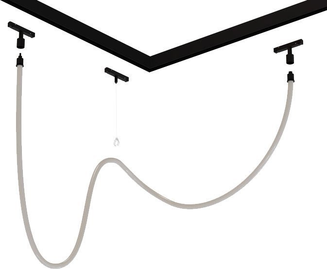 Трековый светильник Arte Lamp Loop A4911PL-1BK