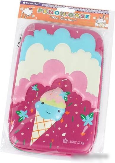 Пенал Darvish Ice Cream DV-LCH801-23 (малиновый)