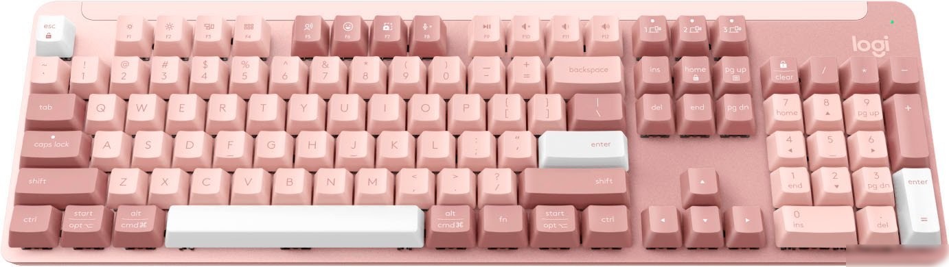 Клавиатура Logitech Signature K865 920-011892 (розовый, нет кириллицы)