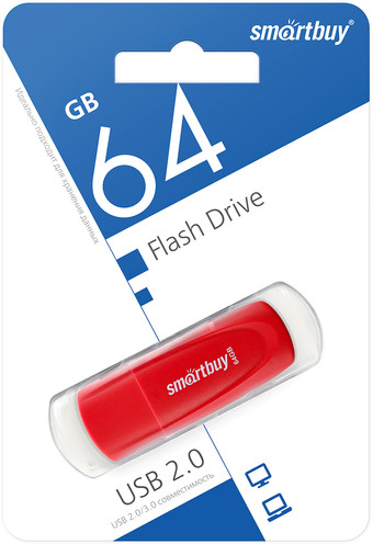 USB Flash SmartBuy Scout 64GB (красный)