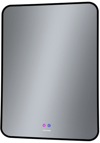 Grossman Зеркало Elegans-норма Black LED 1760802 (с сенсорным выключателем и подогревом)