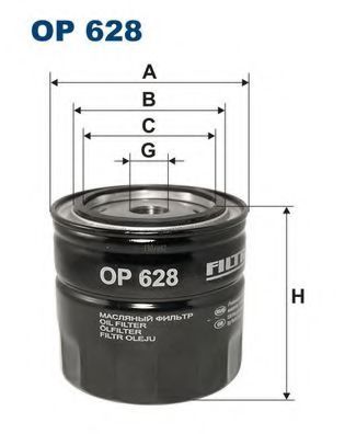 Масляный фильтр Filtron OP628