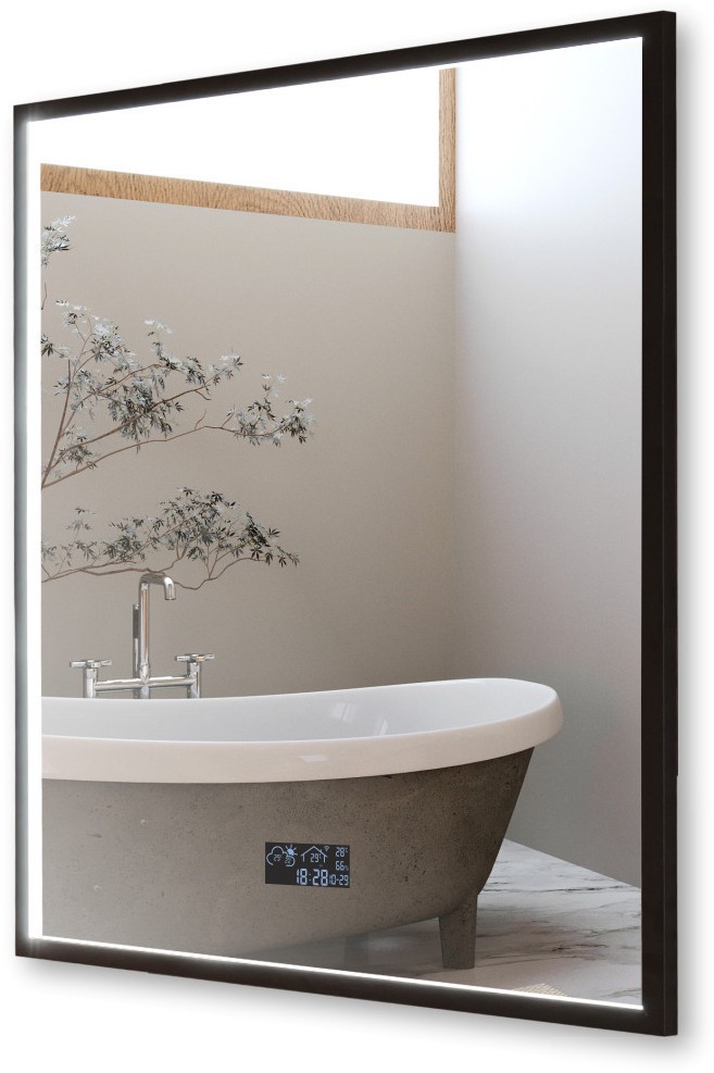 Silver Mirrors Зеркало Эдисон Метео 60x80 LED-00002807