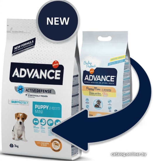 Сухой корм для собак Advance Mini Puppy 3 кг