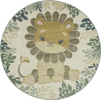 Ковер для детской Merinos Izumrud F261-DAIRE-LIGHT-CREAM (1х1)