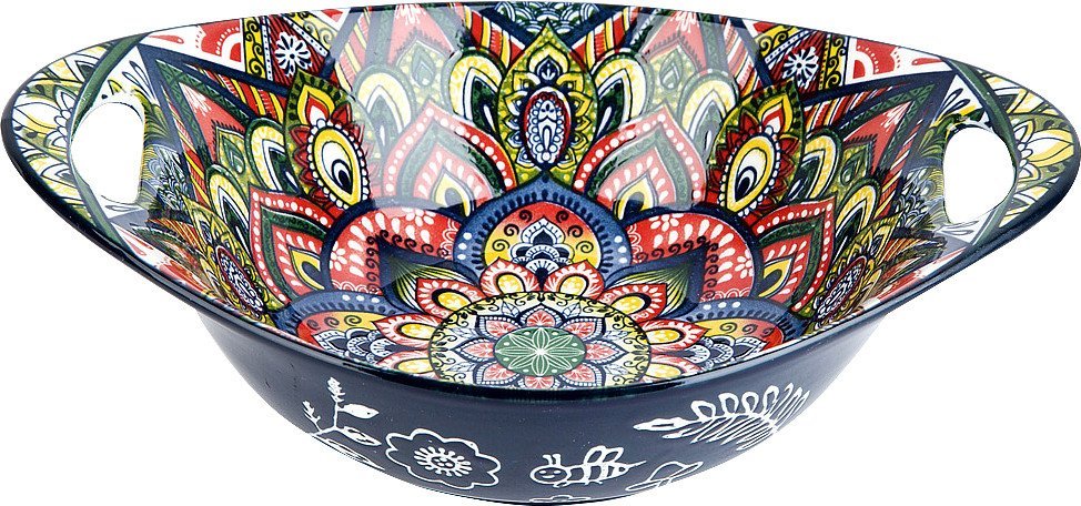 Салатник Nouvelle С ручками Arabesque 0860090 (синий)