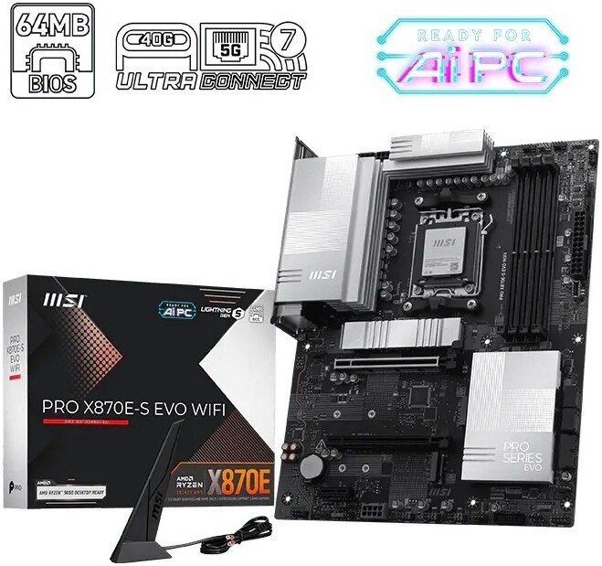 Материнская плата MSI Pro X870E-S Evo WiFi