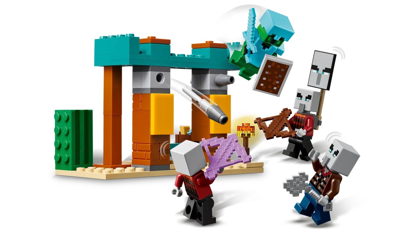Конструктор LEGO Minecraft 21267 Сельский патруль в пустыне