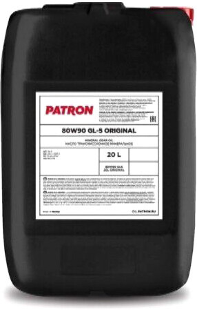Трансмиссионное масло Patron Original GL5 80W90 20 л