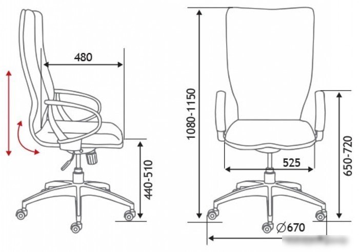 Кресло Norden IQ CX0898H-0-56 (белый/голубой)
