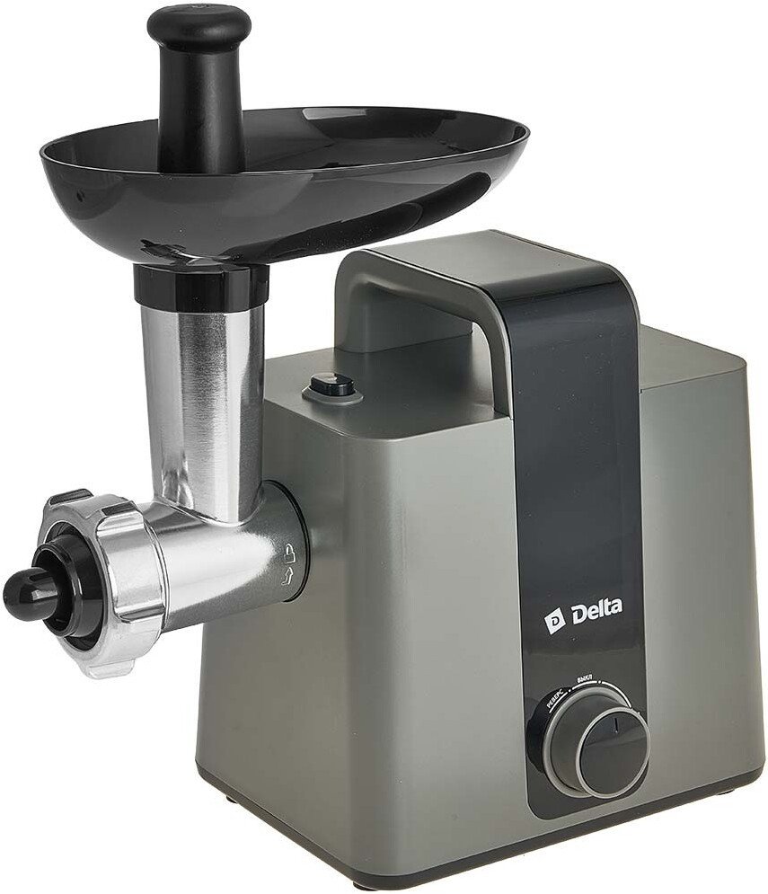 Мясорубка Delta DL-6107M (серый/черный)