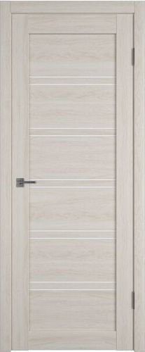 Межкомнатная дверь Atum Pro Х28 80x200 (scansom oak, стекло white cloud)