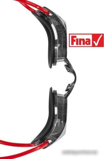 Очки для плавания Mad Wave Streamline Mirror (красный)