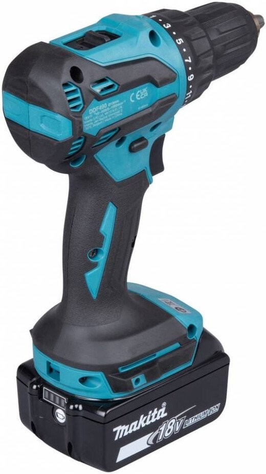 Дрель-шуруповерт Makita DDF490SFJ (с 2-мя АКБ, кейс)