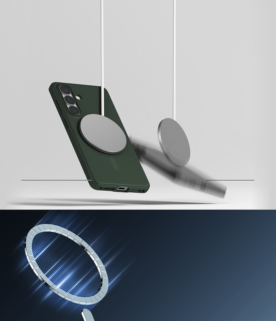 Чехол для телефона Ringke Onyx Magnetic для Galaxy S26 (Dark Green)