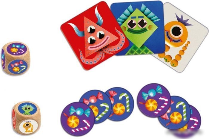 Настольная игра Djeco Смешной монстр 08545