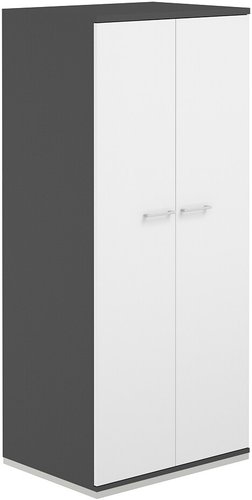 Шкаф распашной Norden 80х40х183.3 AG.221.AN.AN.WH (антрацит/антрацит/белый)