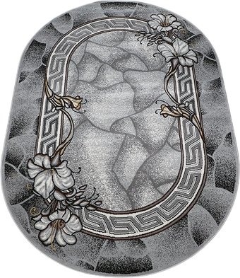 Ковер для жилой комнаты БелКа Лайла де Люкс 15705 10766 Овал (1.6х3)