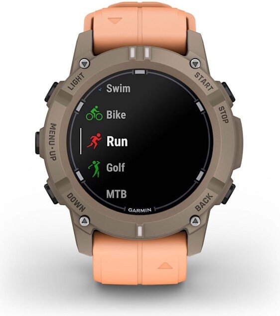 Умные часы Garmin Descent G2 (коричневый/розовый)