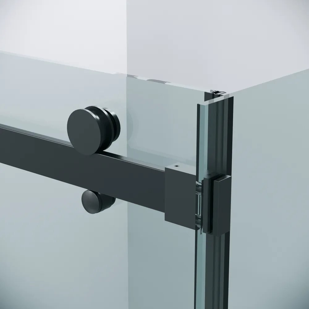 Душевой уголок Grossman Classic 140x80x195 120.K33.04.1480.21.00 (черный матовый/стекло прозрачное)