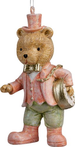 Елочная игрушка Erich Krause Decor. Медведь с часами 64539