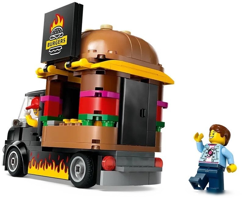 Конструктор LEGO City 60404 Бургер-грузовик