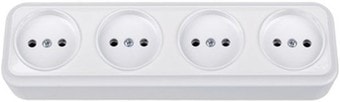 Розетка Bylectrica Вариант РА16-0181 (белый)
