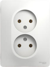 Розетка Schneider Electric Glossa GSL000120 (белый)