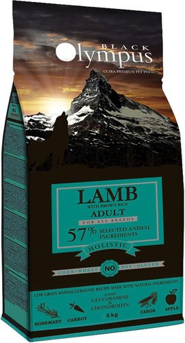 Сухой корм для собак Black Olympus Adult Medium Lamb&Brown Rice 2 кг