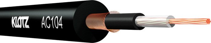 Кабель Klotz AC104SW.100 (100 м, черный)