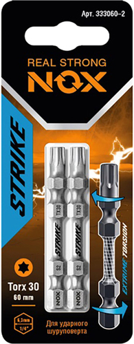 Набор бит Nox Strike 333060-2 (2 шт)