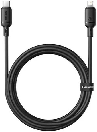 Кабель Baseus Silky Series Fast Charging Cable USB Type-C - Lightning (2 м, черный)