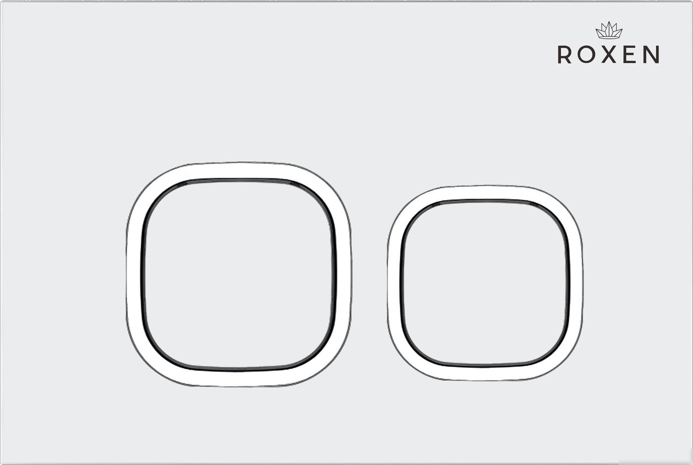 Унитаз подвесной Roxen Vine Tornado в комплекте с инсталляцией StounFix Dual Fresh 6 в 1 979014 (кнопка: белый глянцевый)