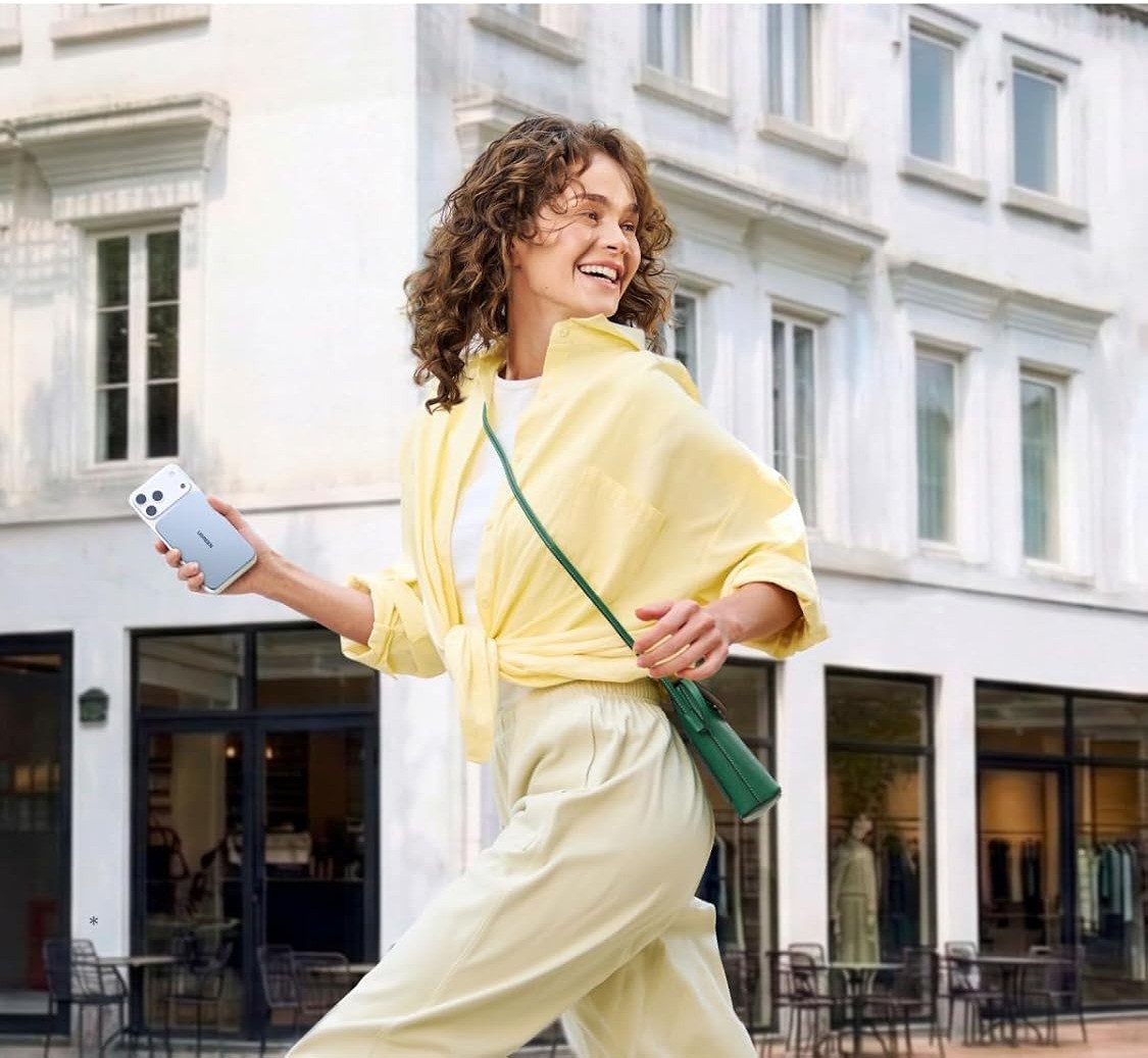 Внешний аккумулятор Ugreen MagFlow Air Qi2 15W PB580 65840B 5000mAh (голубой)