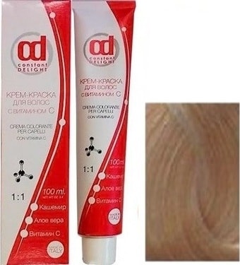 Крем-краска для волос Constant Delight Crema Colorante с витамином С 9/1 (блондин сандре)