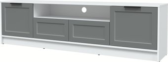 Тумба Интерлиния ТВ Концепт Тренд КТ-ТВ4-50 (белый платинум/серый)