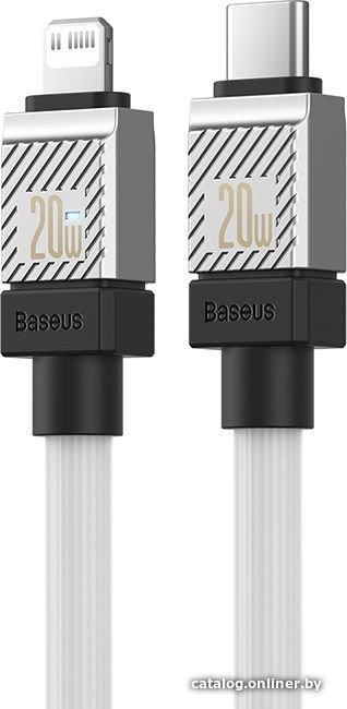 Кабель Baseus CoolPlay Series USB Type-C - Lightning (1 м, белый)