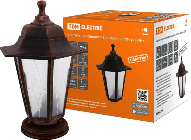 Садовый светильник TDM Electric НТУ 06-60-001