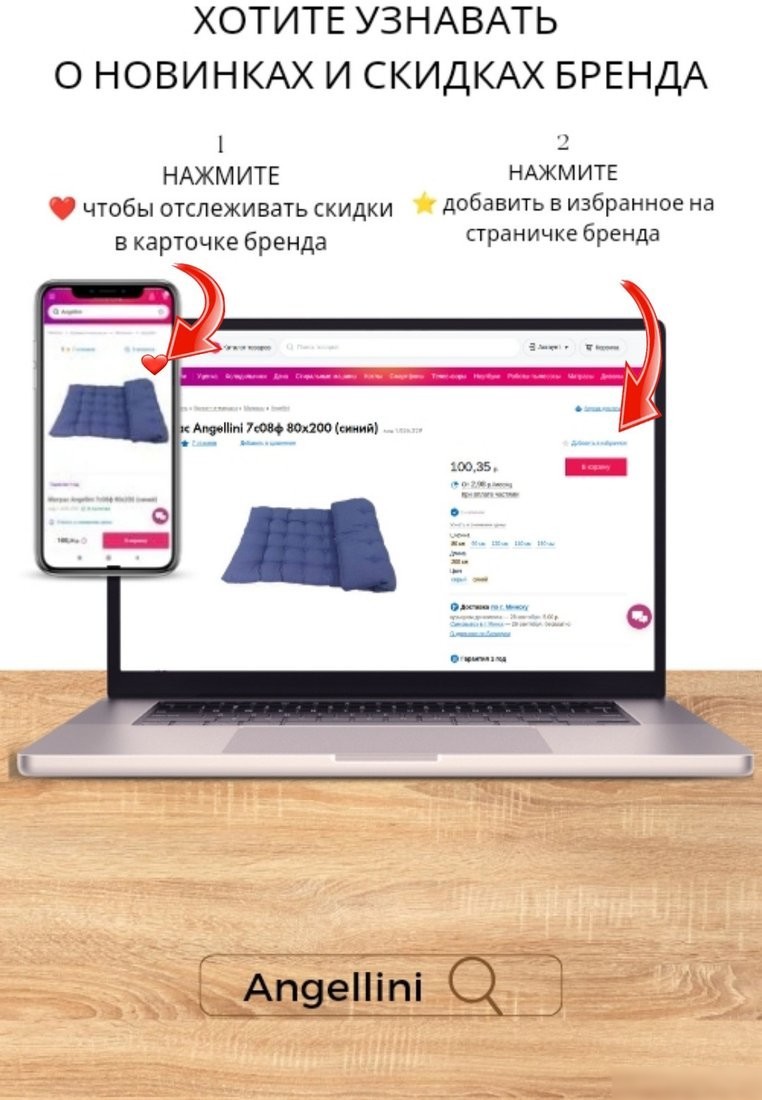 Матрас Angellini 7с14ф 140x200 (синий)