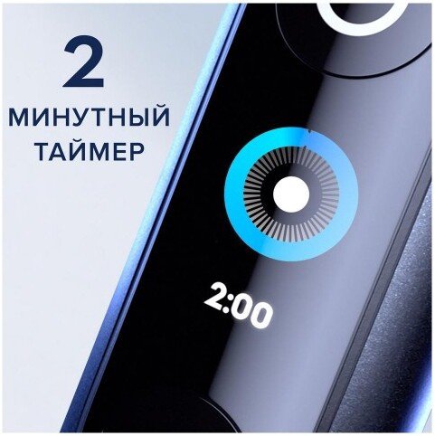 Электрическая зубная щетка Oral-B iO Series 9 Black Onyx iOM9.2Q2.2AD (с 2-мя насадками)